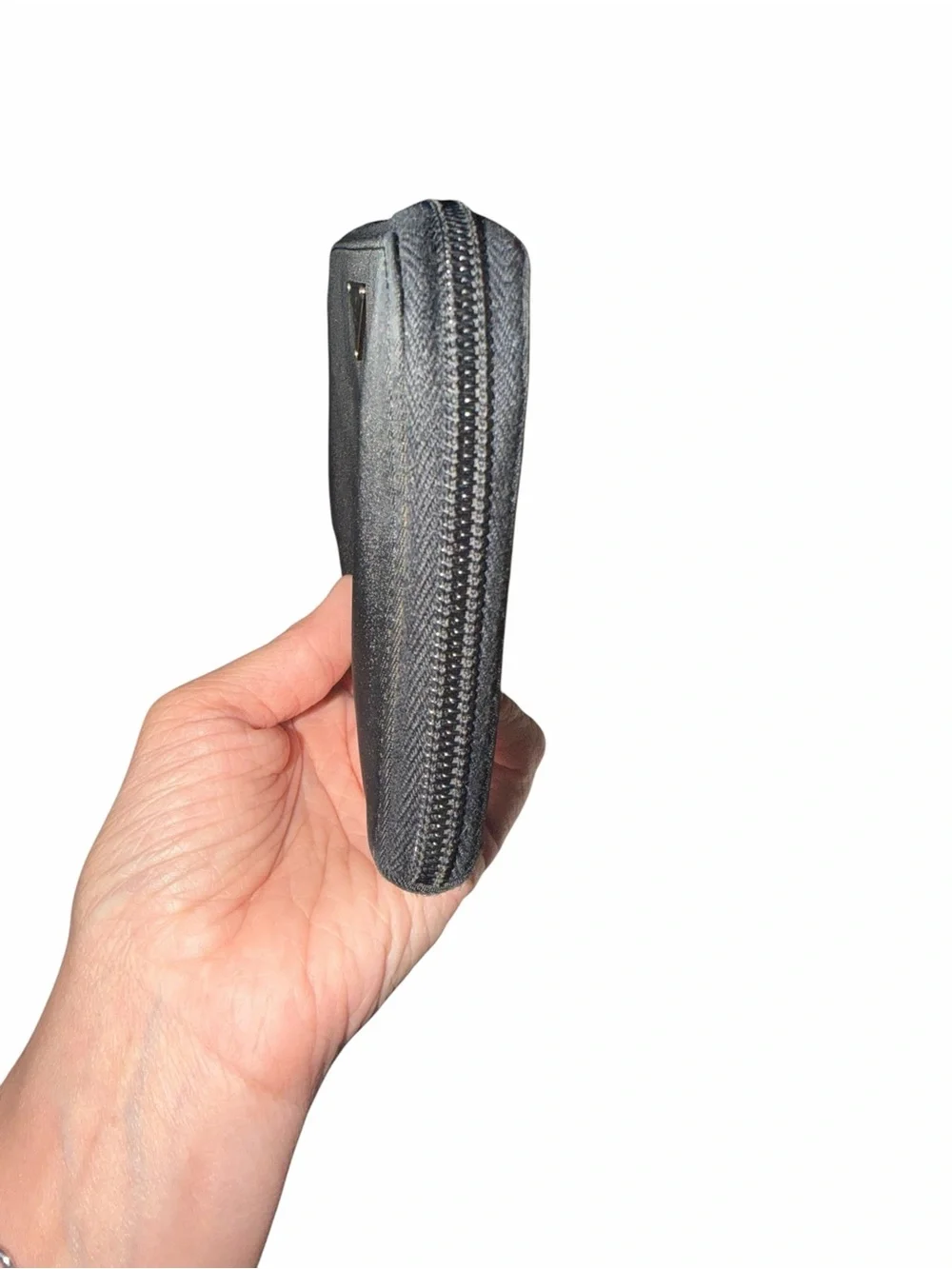 Prada Black Nylon Zip Wallet